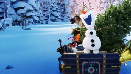 Olaf a Sven na vianočnej misii v snehu