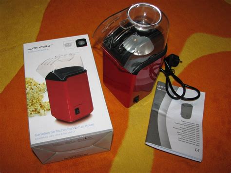 Moderný teplovzdušný popkornovač