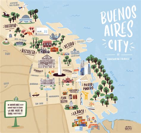 Mapa Argentíny s vyznačením Buenos Aires