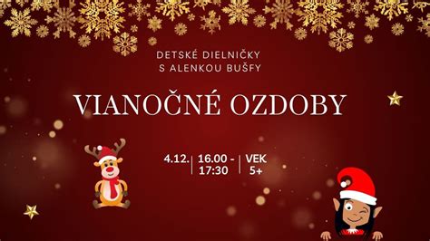 Tematické foto: Detské vianočné dielničky v kultúrnom centre