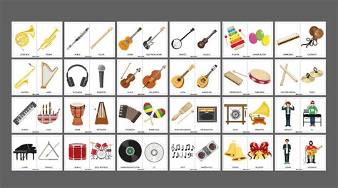 Ilustrácia zobrazujúca rôzne hudobné nástroje a symboly svadby.