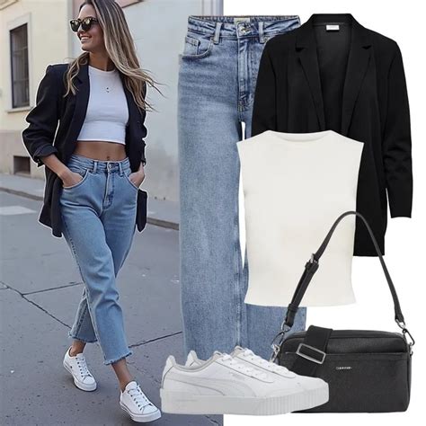 Dámske outfity v štýle 80. rokov, sako s vypchávkami, denim, legíny