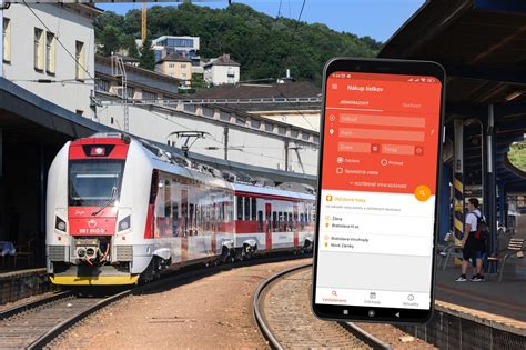 Ilustračná fotografia mobilnej aplikácie Ideme vlakom s virtuálnym preukazom