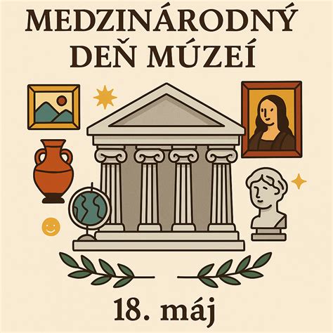 ilustrácia kalendára s dátumom 28. máj a symbolmi histórie a hudby