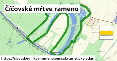 Mapa oblasti Karloveské rameno a okolia, kde sa beh koná