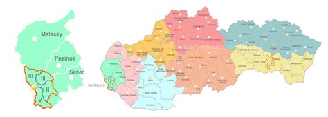 Mapa lekární s pohotovostnou službou v Bratislavskom kraji
