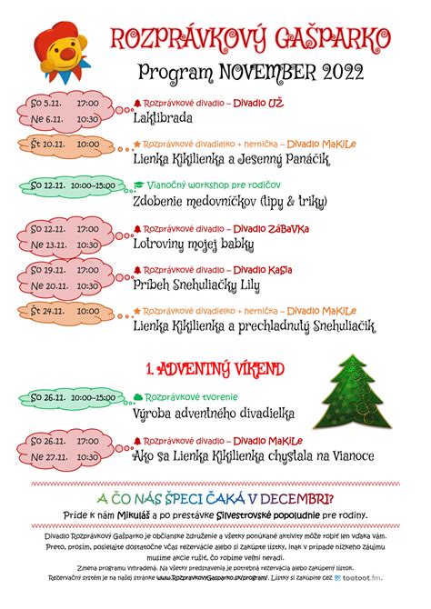 infografika s kalendárom vianočných príprav: od plánovania v novembri až po nákup stromčeka v decembri