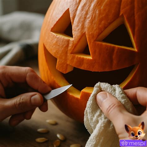 Schéma krok za krokom pre výrobu tekvice z balóna a vlny