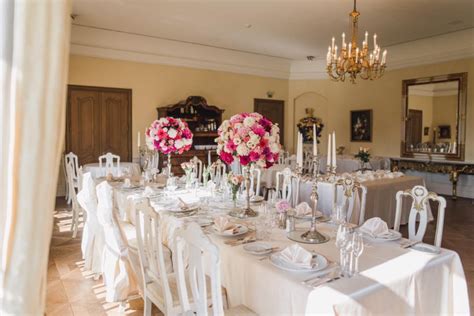 interiér Chateau Mignon počas svadby