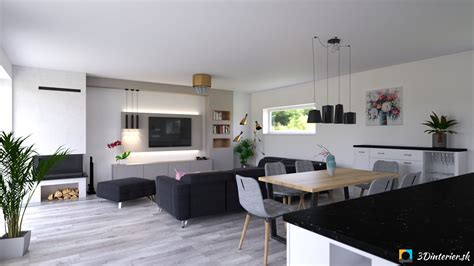 Moderný interiér obývacej izby