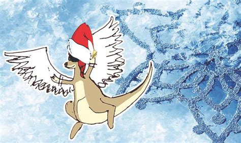 Ilustrácia zobrazujúca proces písania vianočného pozdravu