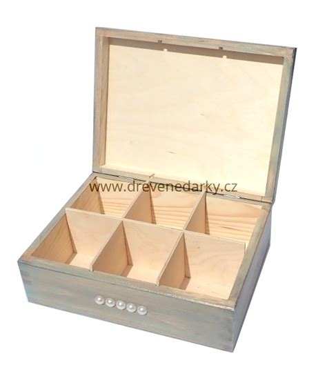 Ukážka hotovej krabičky na čokoládu a čaj