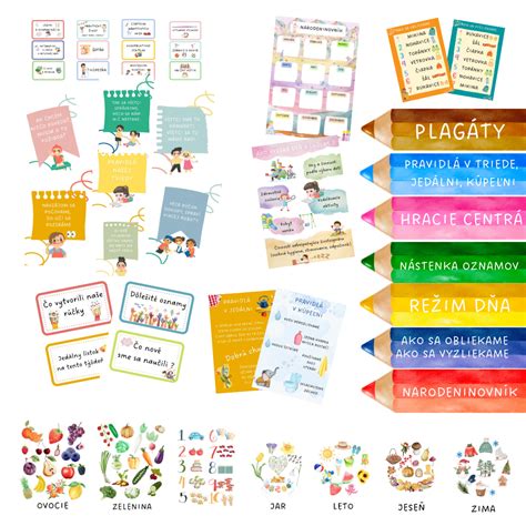 Príklady kreatívnych nástenných dekorácií v škôlke