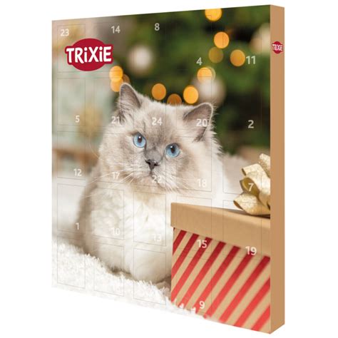 Trixie Adventný kalendár pre mačky s ilustráciami mačiek a darčekov