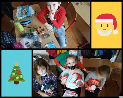 Deti v školskej triede tvoriace vianočné ozdoby