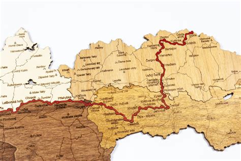 Mapa povstaleckého územia počas SNP