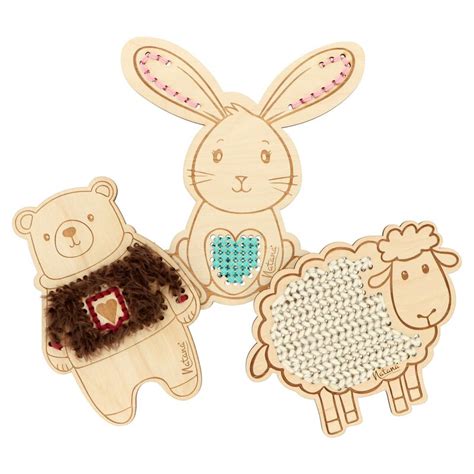 Drevené šablóny na krížikové vyšívanie vianočných motívov