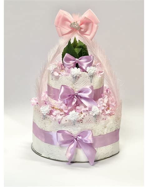 Plienková torta pre dievčatko