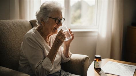 Senior relaxuje v kresle pri elektrickom krbe