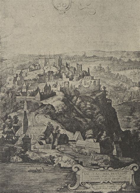 Historická ilustrácia alebo rytina Prešova z raného obdobia