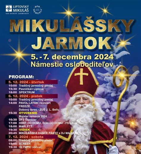 Mikulášsky jarmok s vianočnou atmosférou a predajom punču