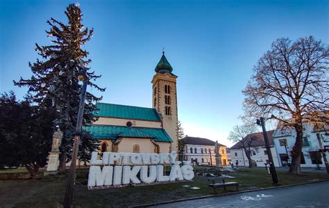 Historické centrum Liptovského Mikuláša s výhľadom na Hotel Europa