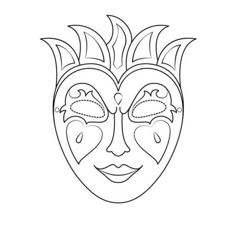 Šablóna masky zlodeja a hotový kostým