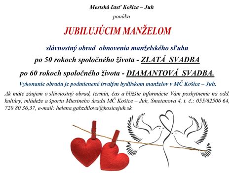 Slávnosť obnovenia manželského sľubu