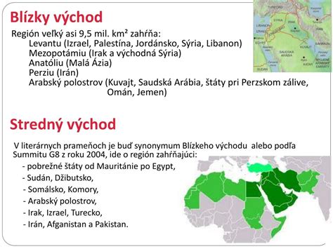 Infografika: Porovnanie definícií Blízkeho a Stredného východu rôznymi organizáciami