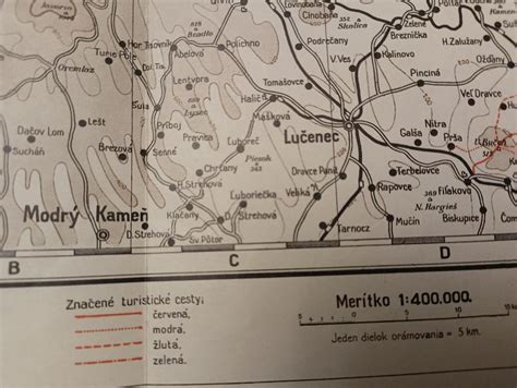 Historická mapa baníckeho regiónu stredného Slovenska s vyznačenou oblasťou Ľubietovej.