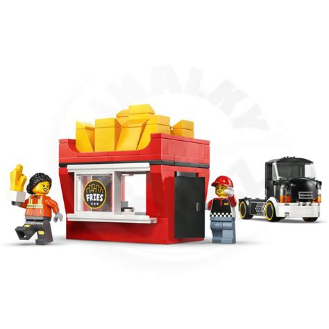 ukážka LEGO® tematických občerstvení (muffiny, sendviče)