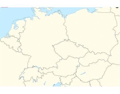 Mapa strednej Európy s vyznačenými krajinami a symbolmi Dušičiek