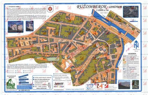 ilustrácia Ružomberka (mapa, historické foto)