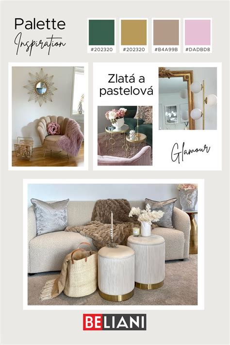 Infografika s paletou farieb vhodných pre jednorožčiu párty: pastelová ružová, mätová, levanduľová a zlatá trblietavá