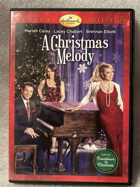 Propagačný plagát k filmu A Christmas Melody s Mariah Carey a Lacey Chabert
