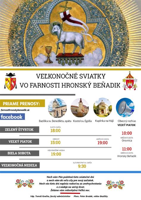 Ilustrácia Veľkonočného trojdnia s kňazom slúžiacim omšu a veriacimi v kostole