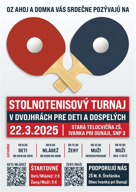 ilustračná fotografia stolnotenisového zápasu v telocvični
