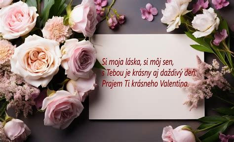 Valentínske priania s motívmi sŕdc a personalizovaným textom