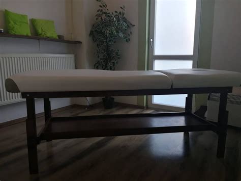 masážny stôl v wellness centre
