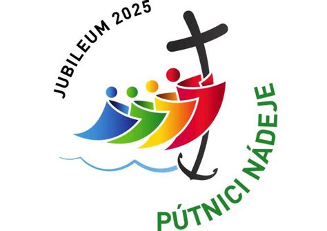 logo Jubilejného roku 2025 alebo symbol Ríma
