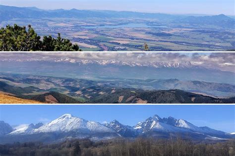 Fotografia pútnického miesta Úhorná s výhľadom na okolité vrchy
