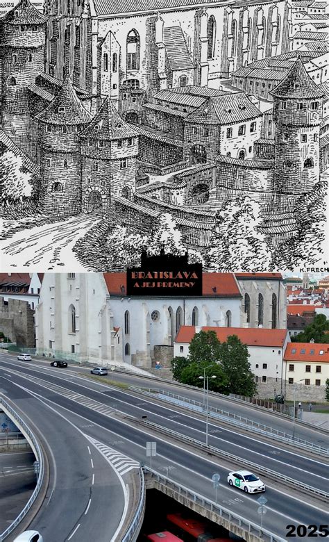 Ilustrácia alebo fotografia stredovekého Ružomberka alebo mestských symbolov