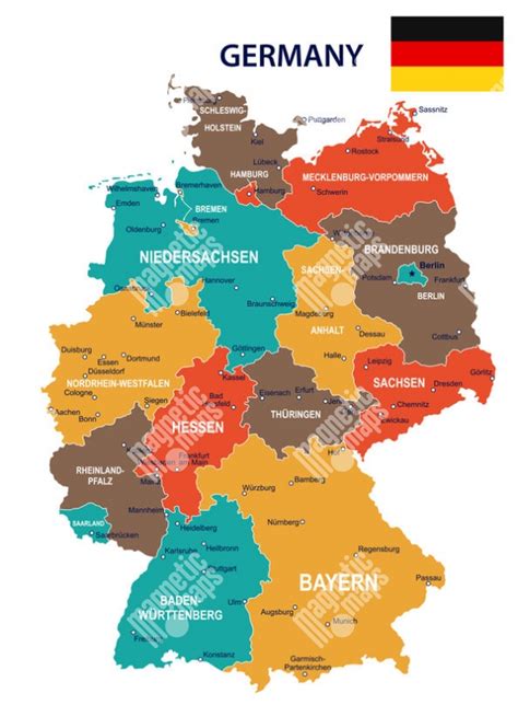 mapa južného Nemecka s vyznačením oblasti Dingolfing-Landau a miestami bezpečnostných opatrení