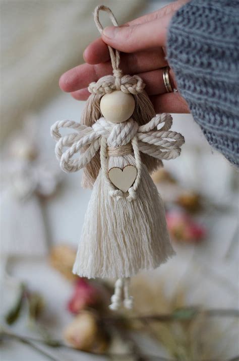 Macramé anjelik alebo macramé krídla