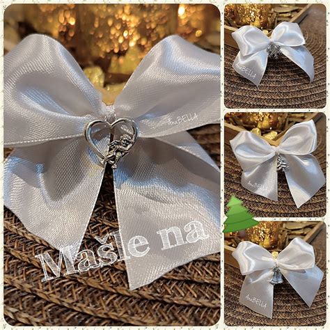 Detailné fotografie postupu viazania mašle na prstoch