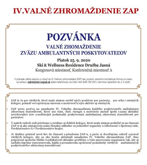 Infografika: Kľúčové informácie, ktoré musí obsahovať pozvánka na valné zhromaždenie