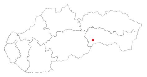Mapa Slovenska s vyznačenými pobočkami Tesco