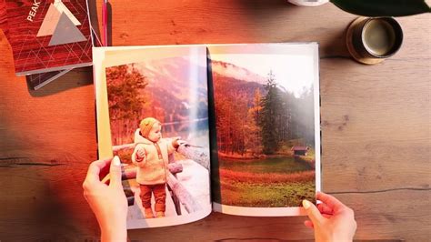 ukážka rozloženia fotografií v detskej fotoknihe