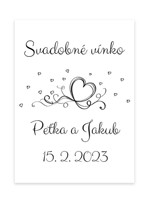 príklad ručne robeného valentínskeho priania so srdcom