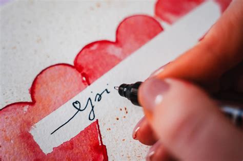 príklad vyšívaného srdca alebo personalizovaného textilu